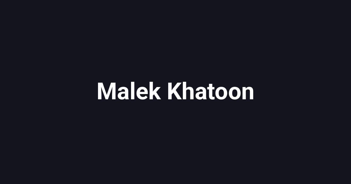 Malek Khatoon