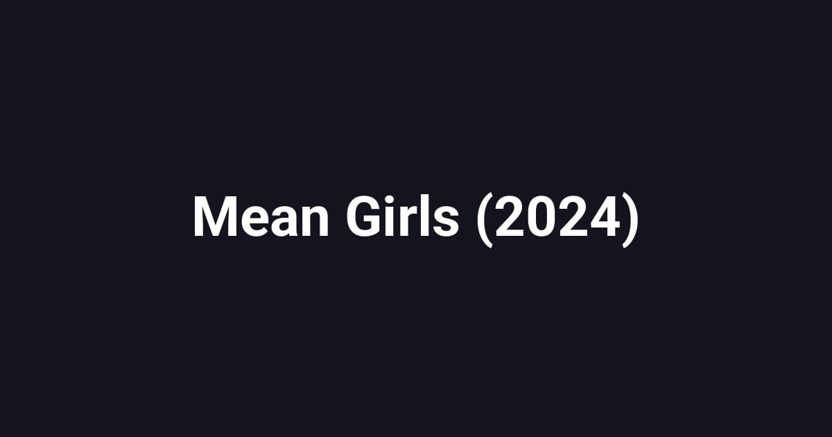 Mean Girls (2024)
