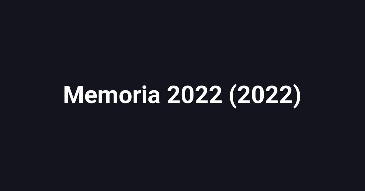 Memoria 2022 (2022)