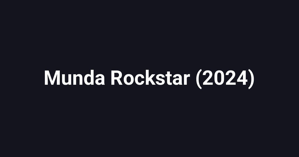 Munda Rockstar (2024)