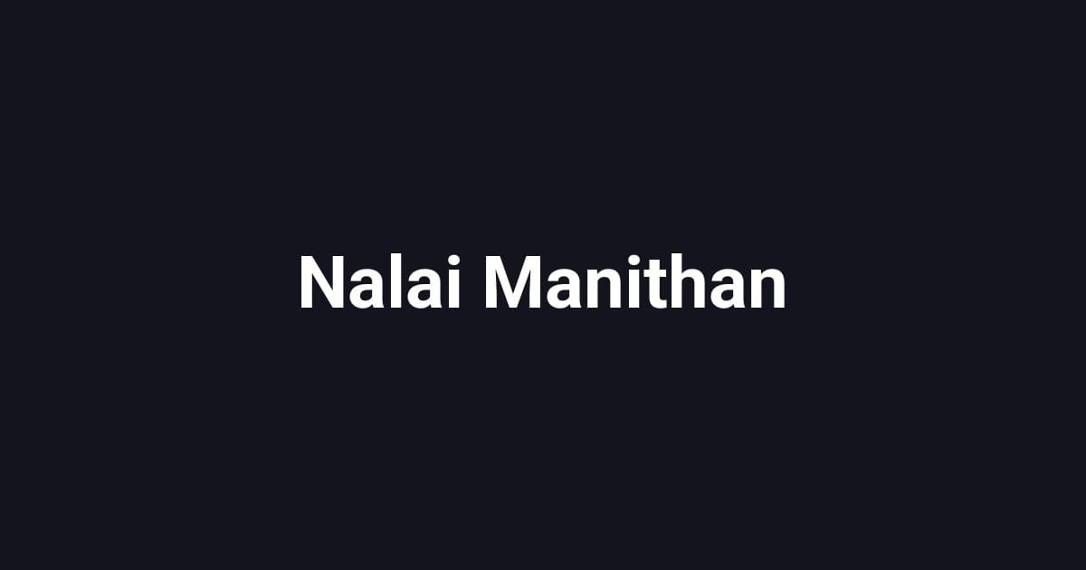Nalai Manithan