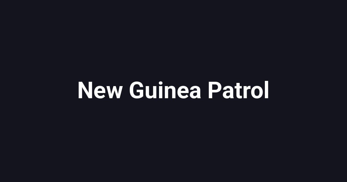 New Guinea Patrol