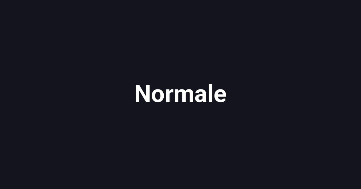 Normale