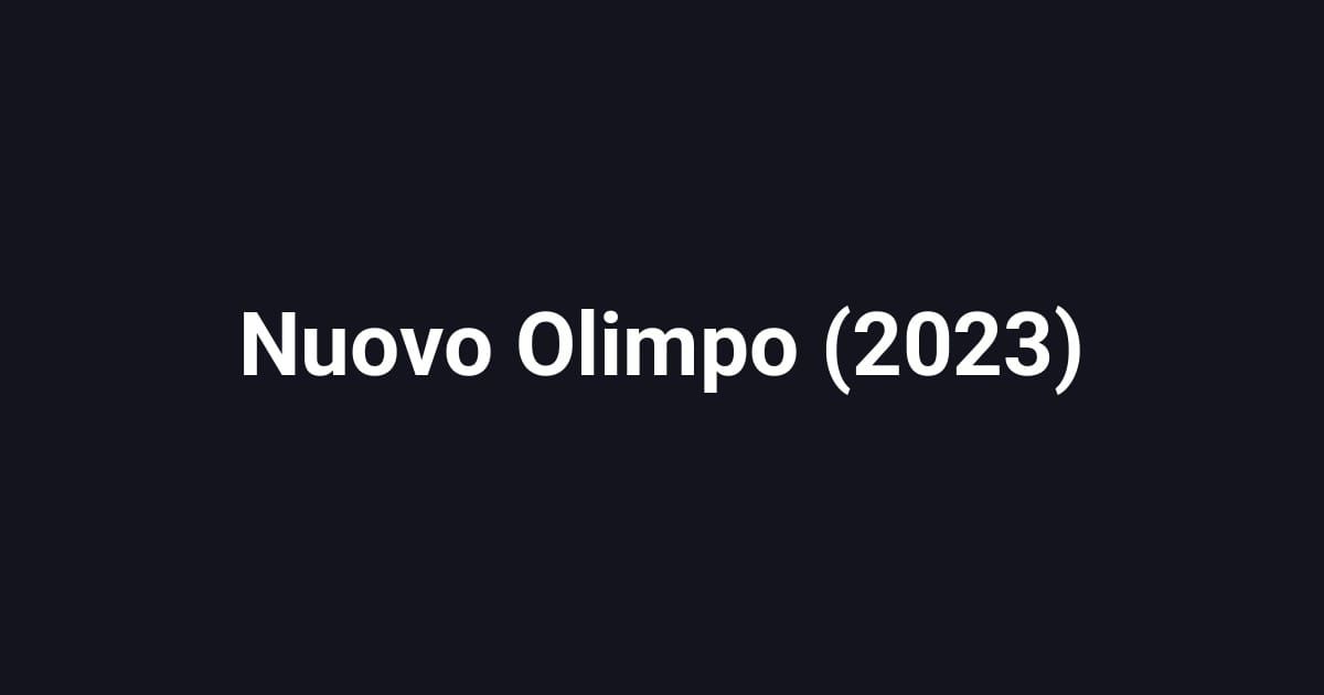 Nuovo Olimpo (2023)