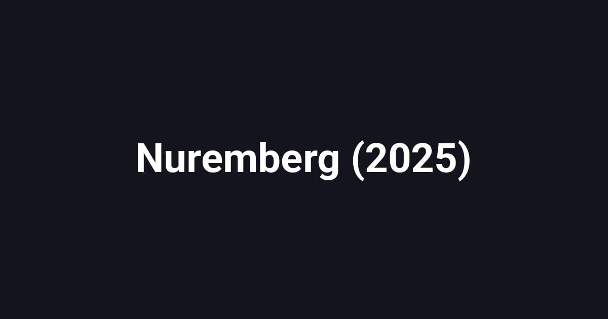 Nuremberg (2025)