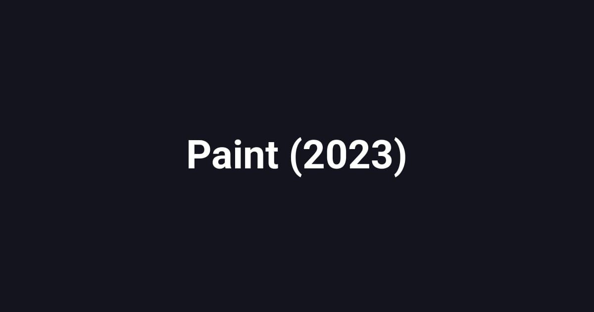 Paint (2023)