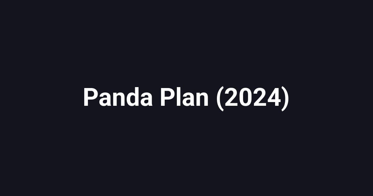 Panda Plan (2024)