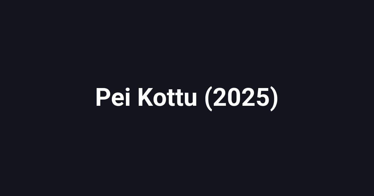 Pei Kottu (2025)