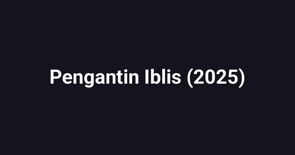 Pengantin Iblis (2025)