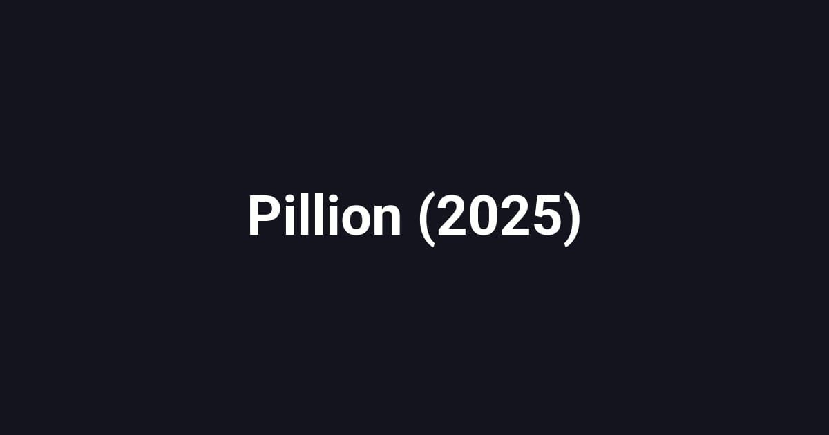 Pillion (2025)