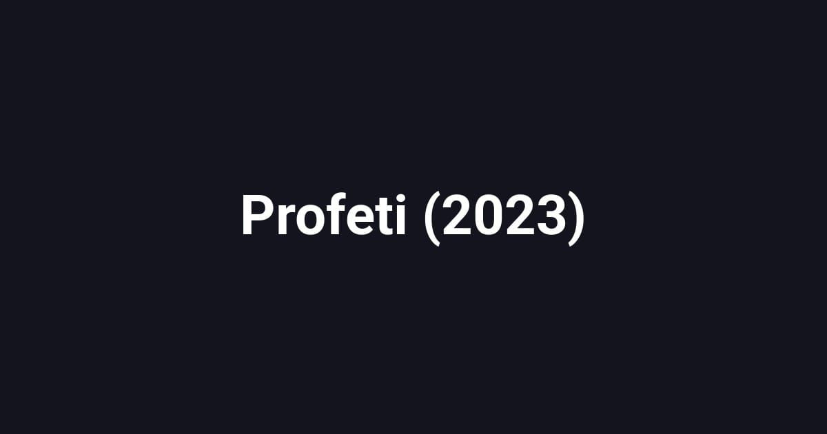 Profeti (2023)