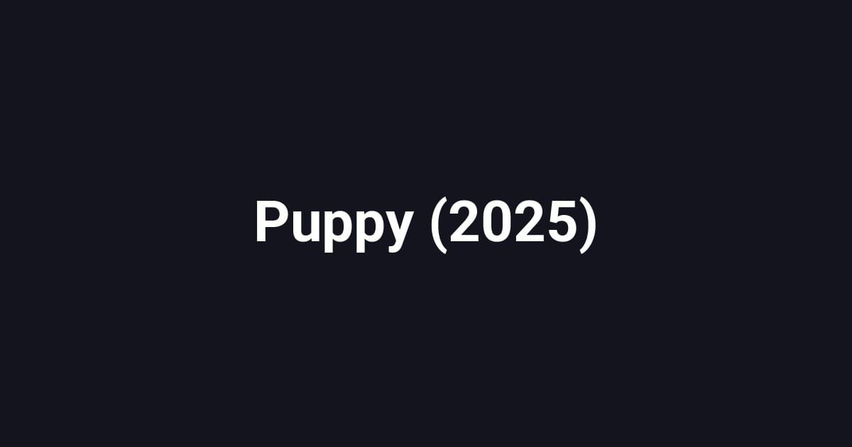 Puppy (2025)