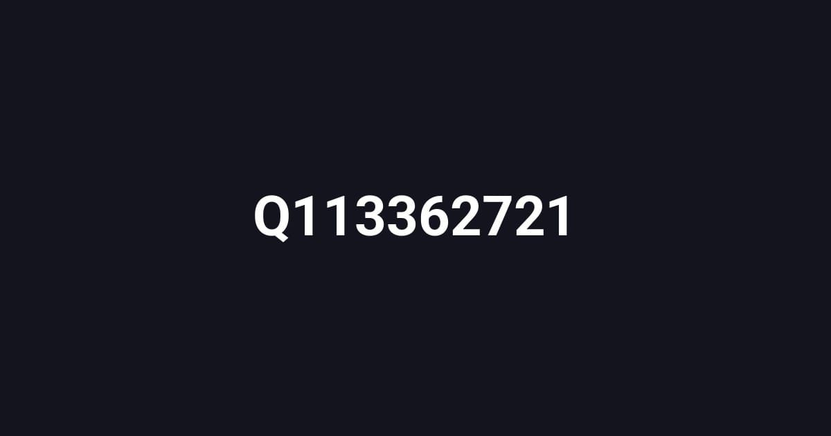 Q113362721