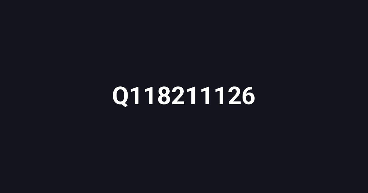 Q118211126