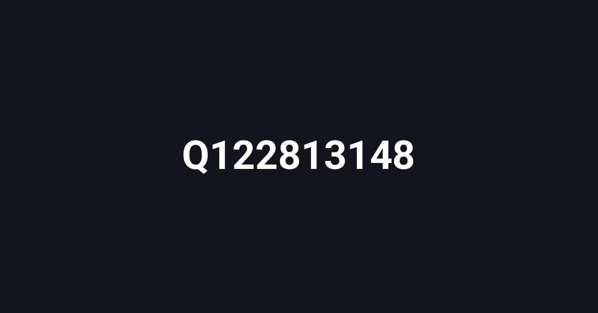 Q122813148