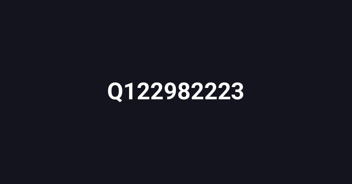 Q122982223