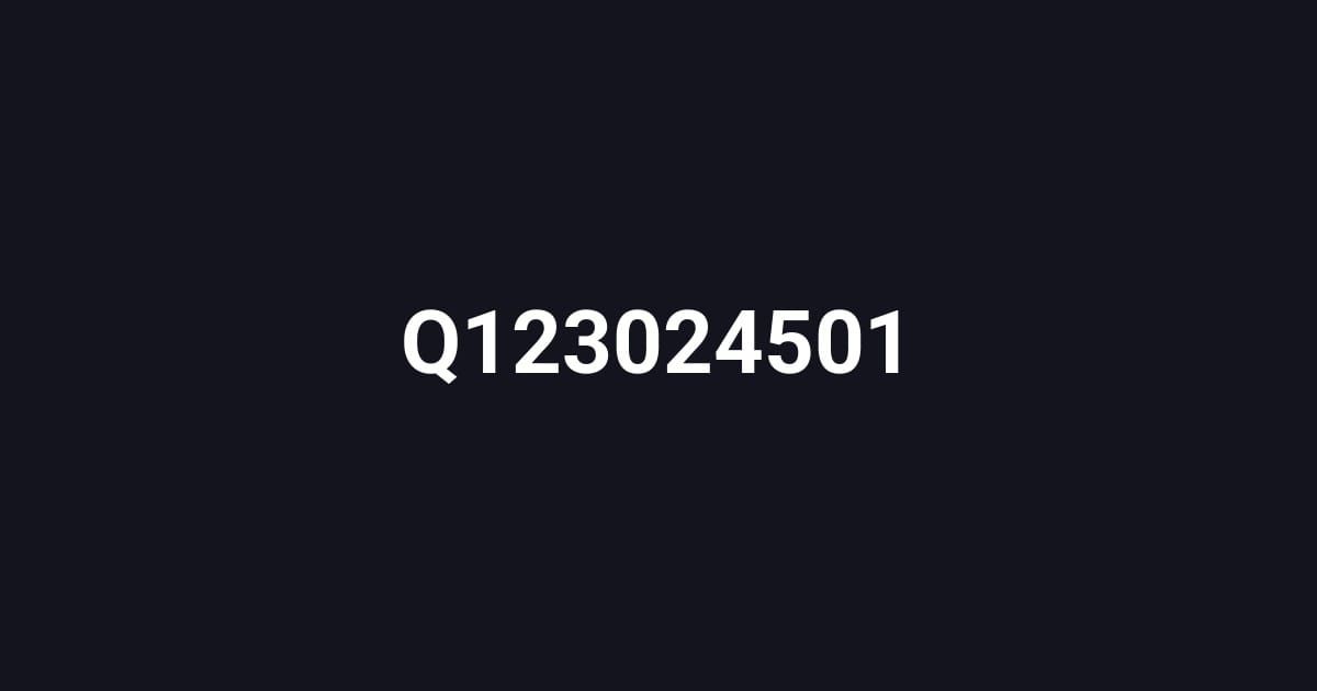 Q123024501