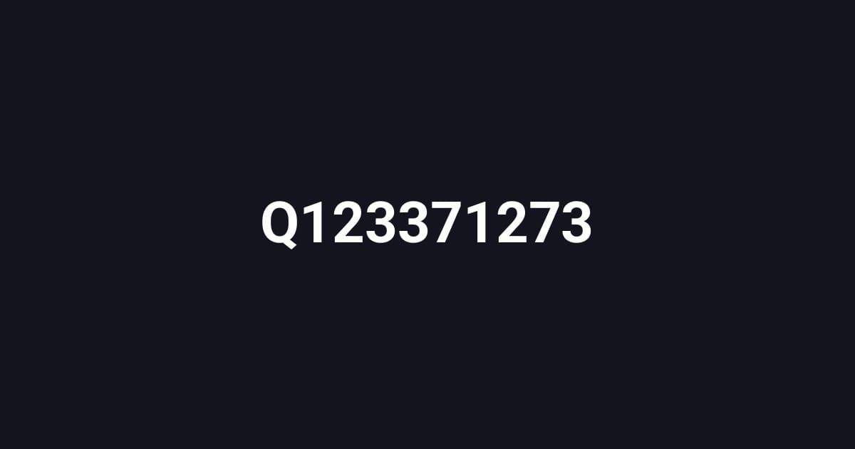 Q123371273