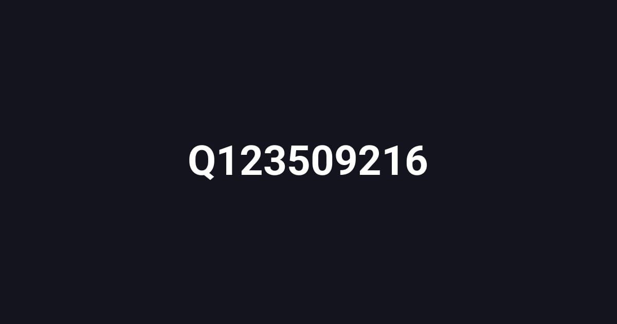 Q123509216
