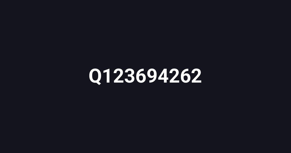 Q123694262