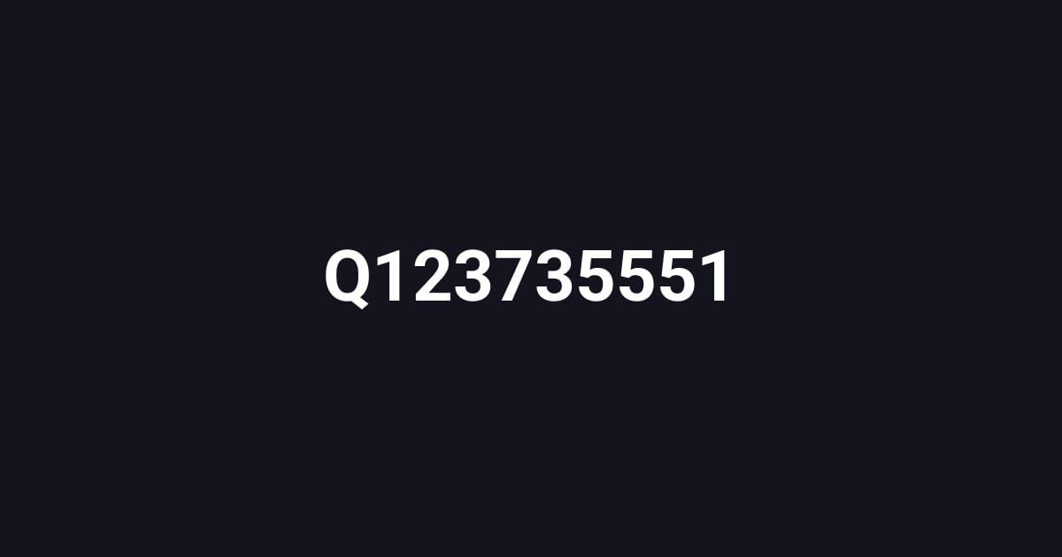 Q123735551