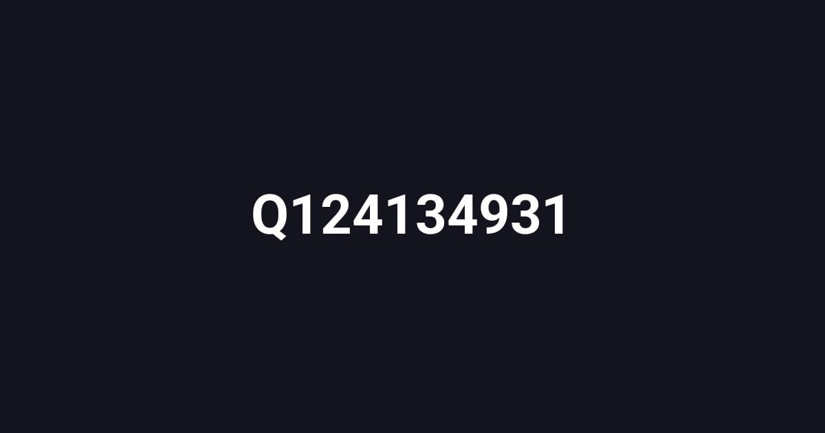 Q124134931