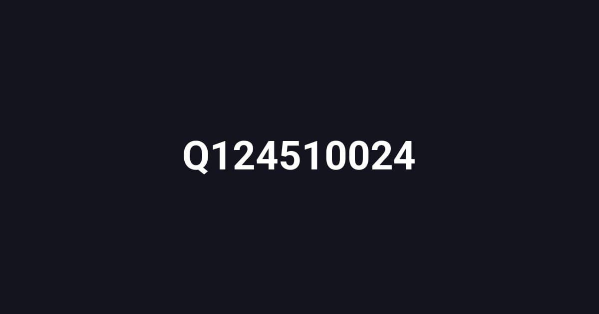 Q124510024