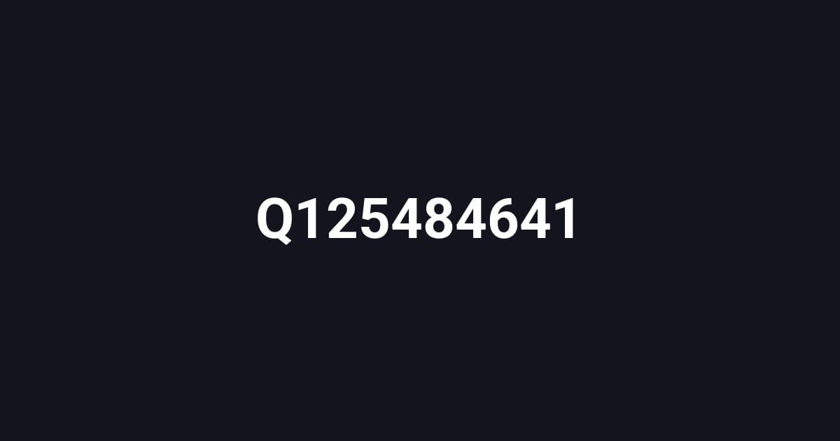 Q125484641