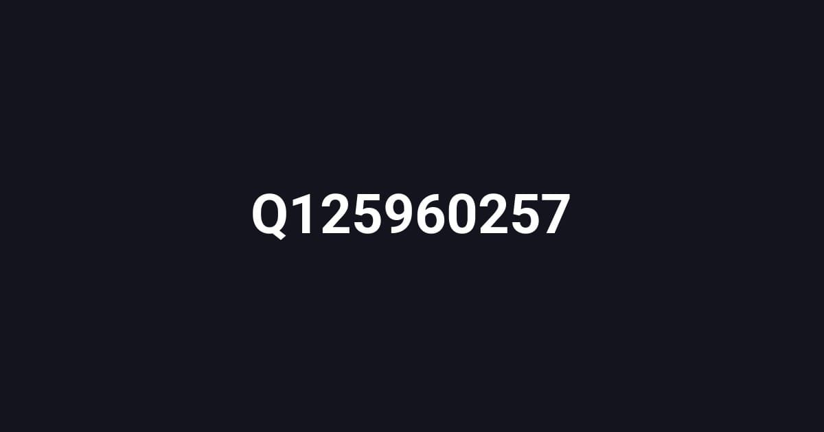 Q125960257
