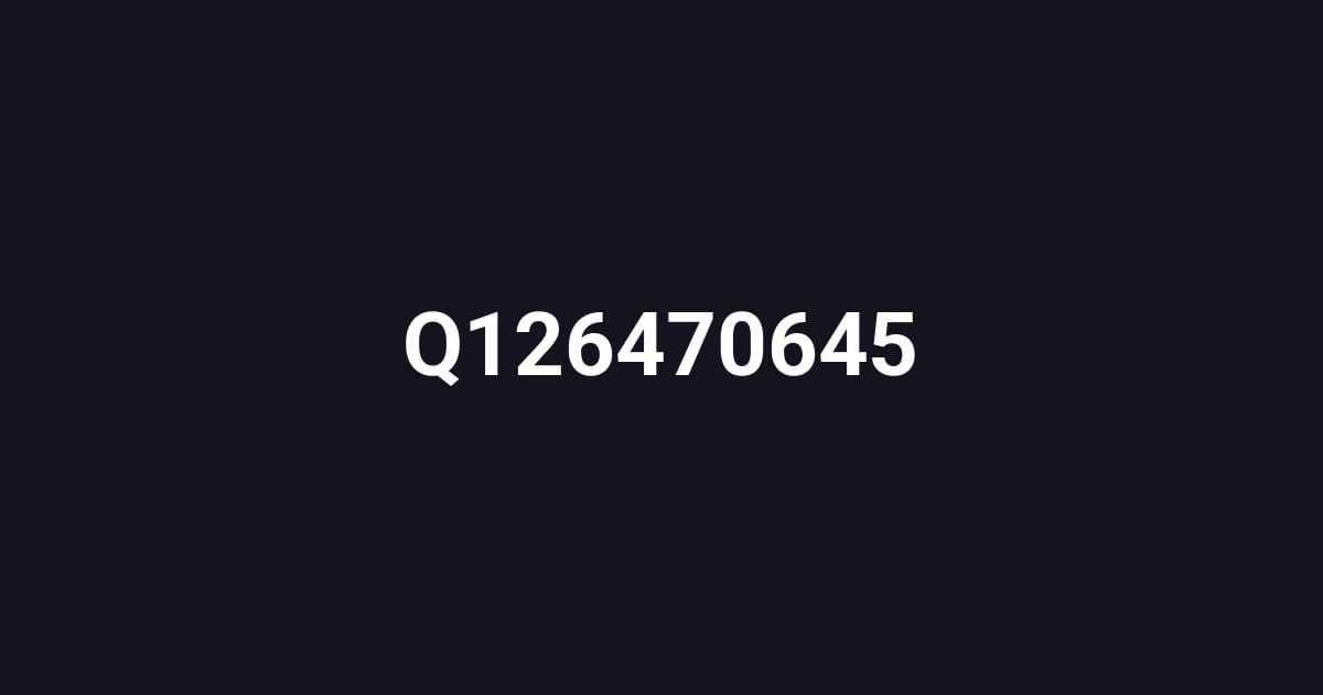 Q126470645