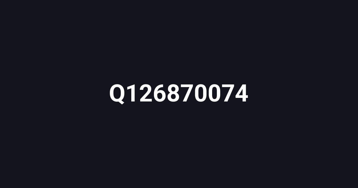 Q126870074