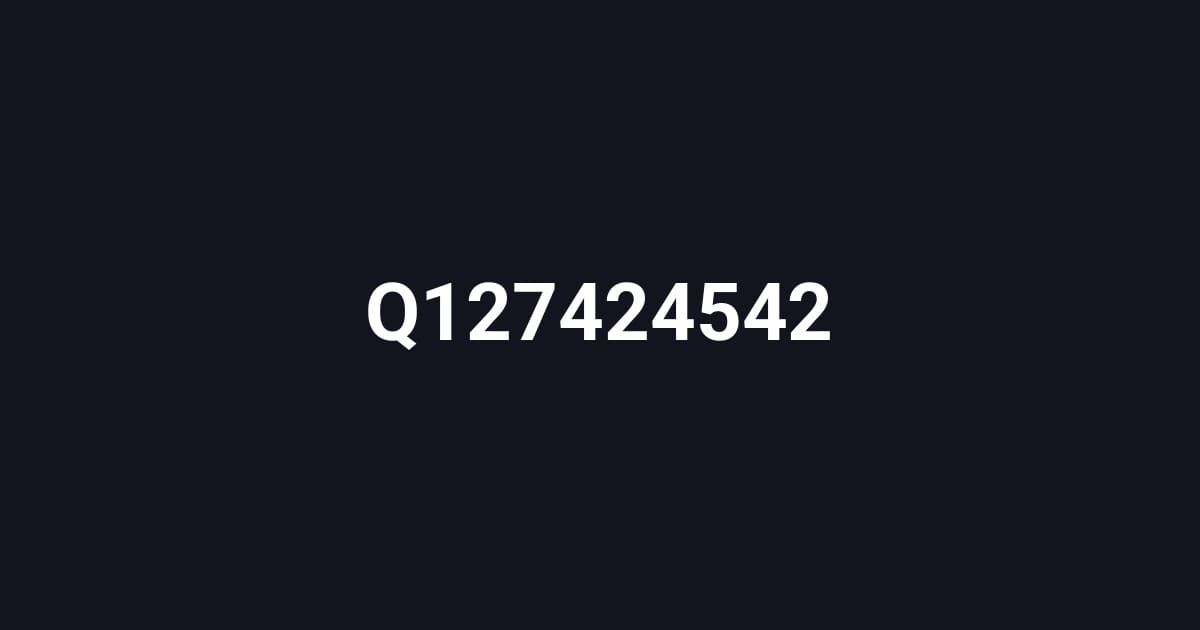 Q127424542