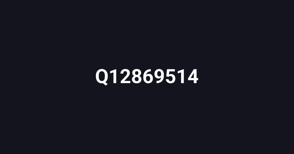 Q12869514