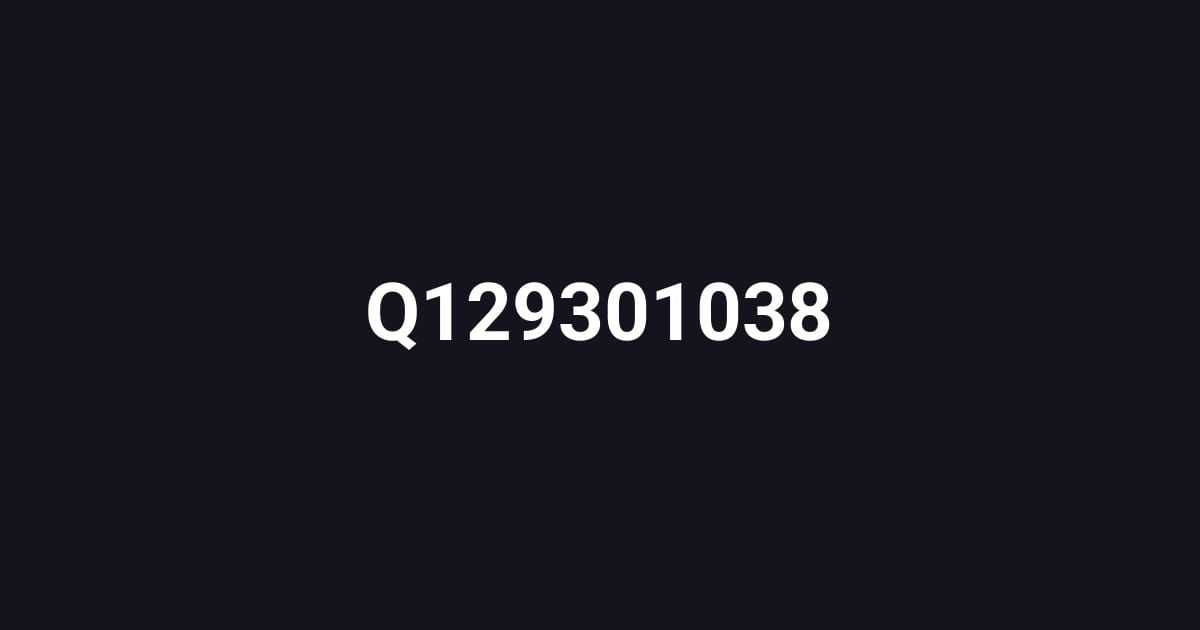 Q129301038