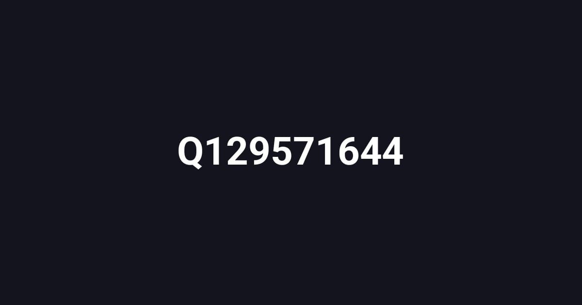 Q129571644