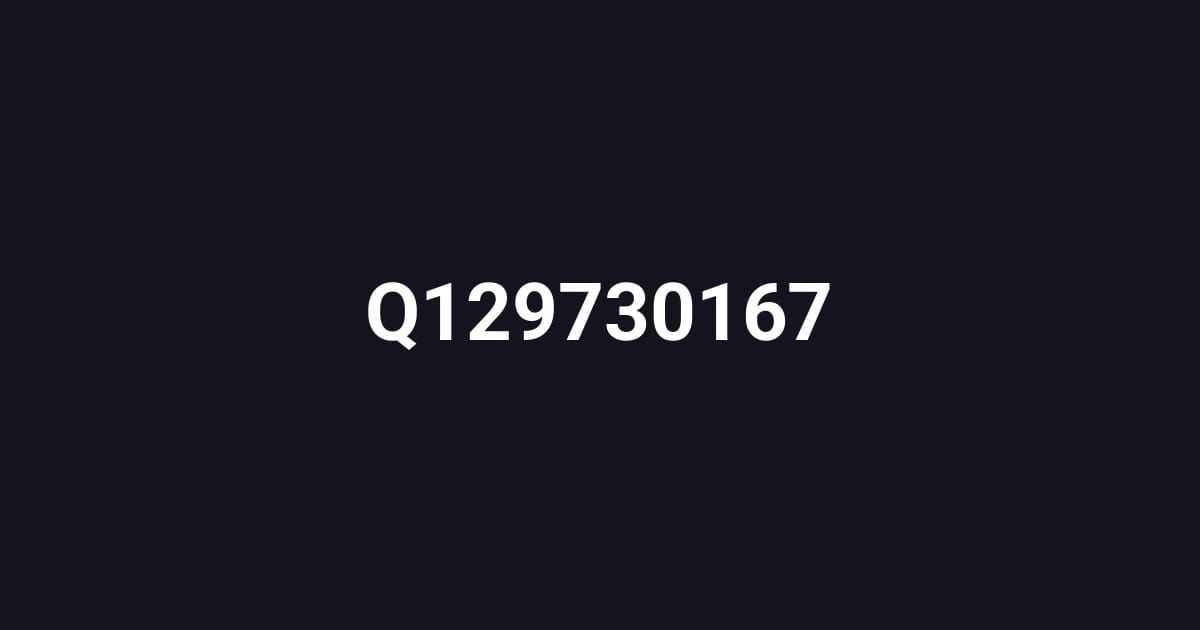 Q129730167