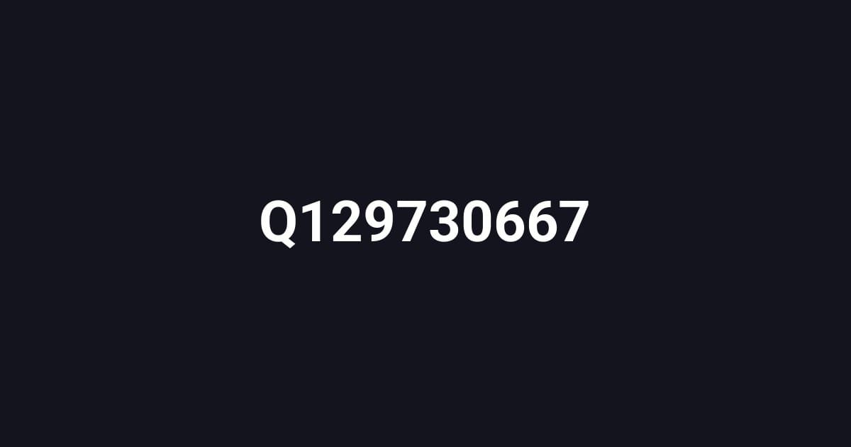 Q129730667