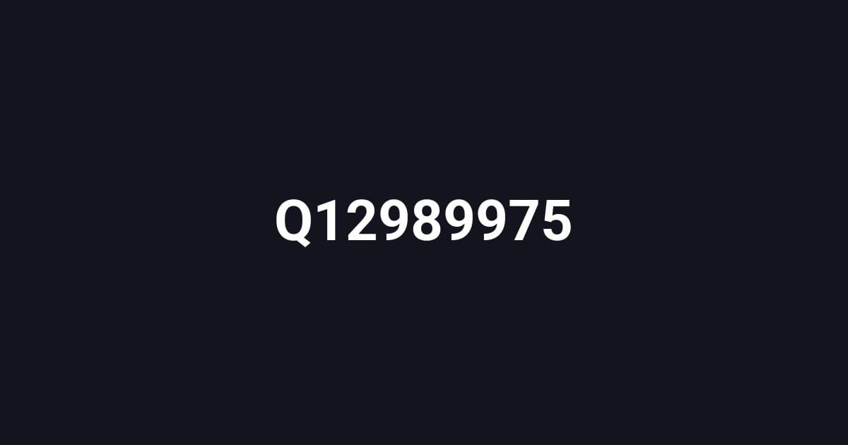 Q12989975