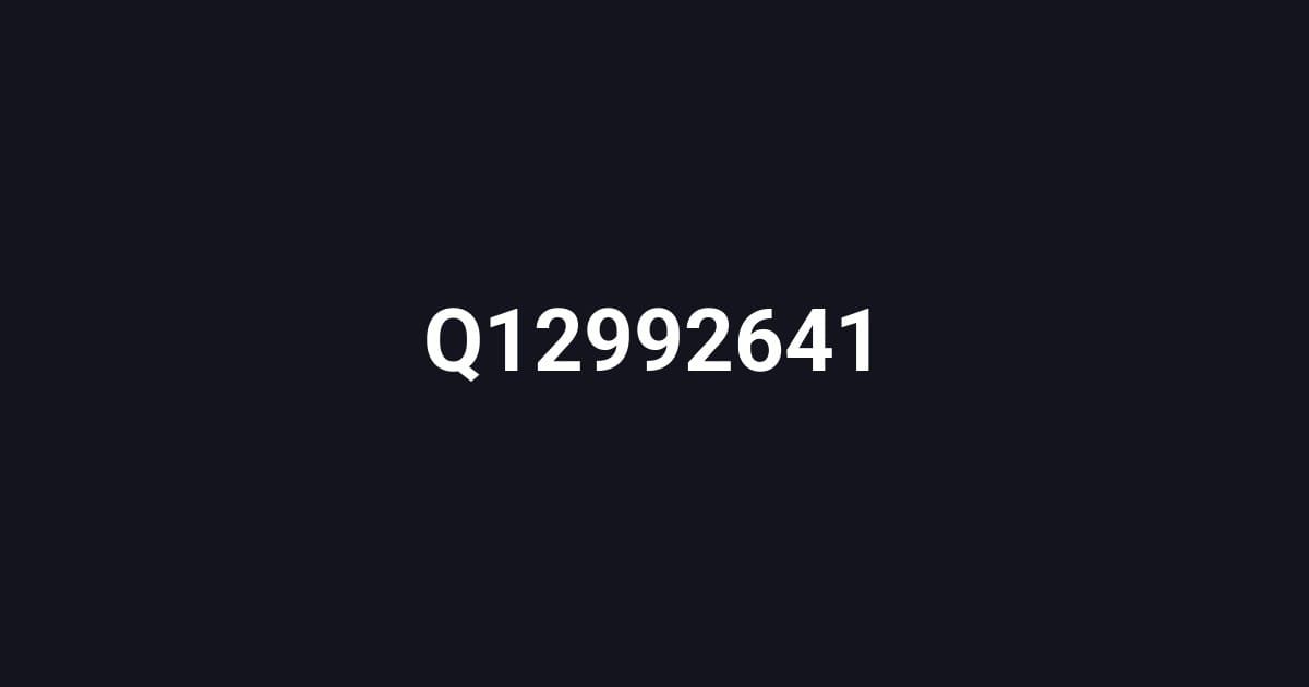 Q12992641