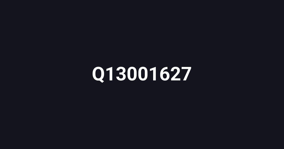 Q13001627