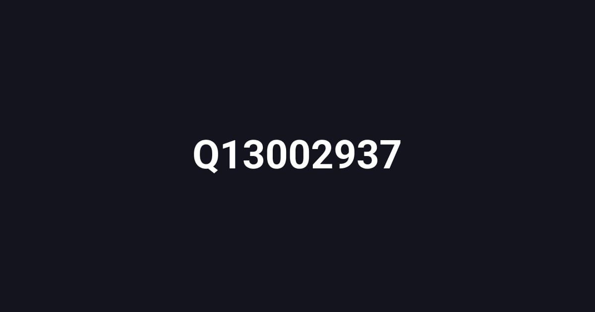 Q13002937