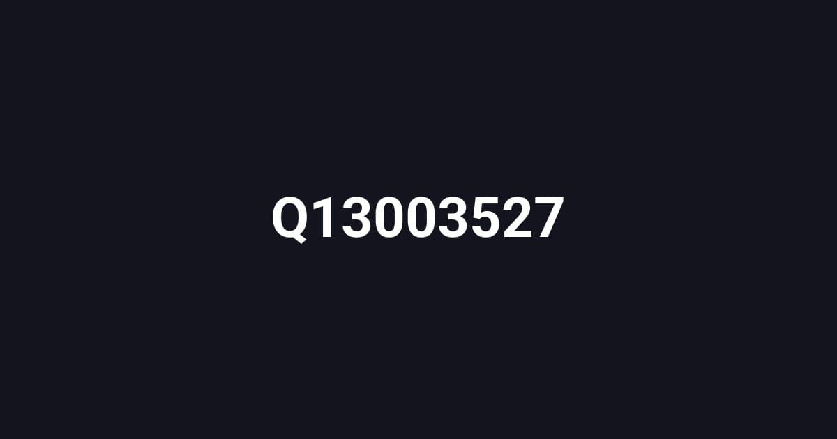 Q13003527