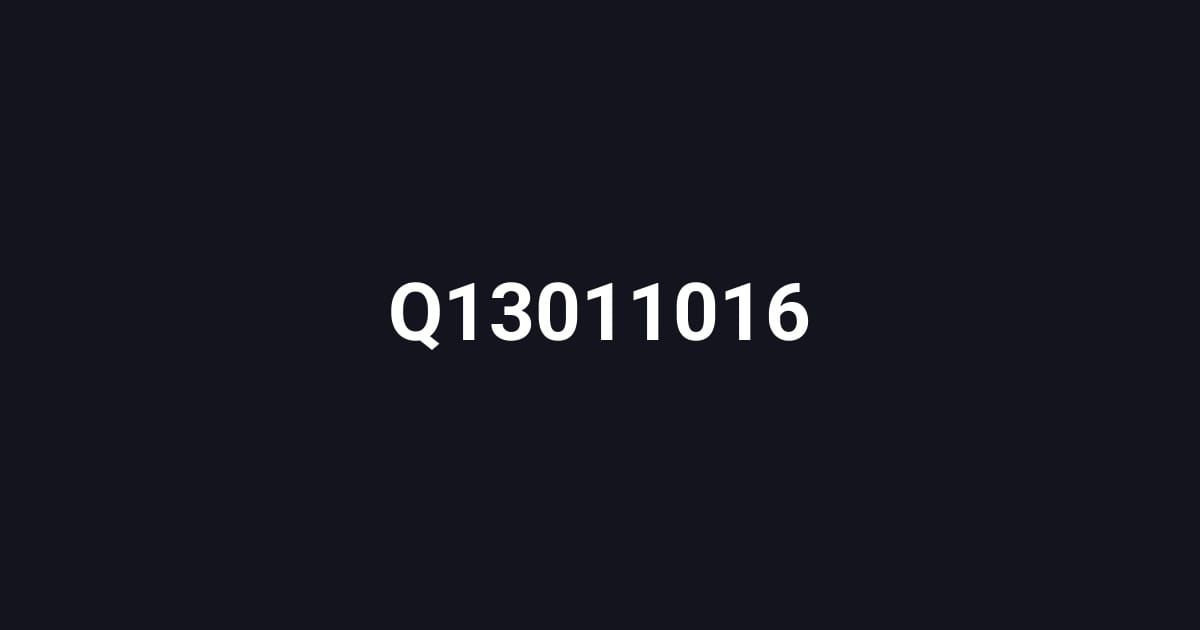 Q13011016