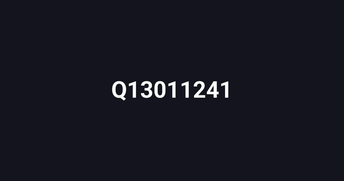 Q13011241