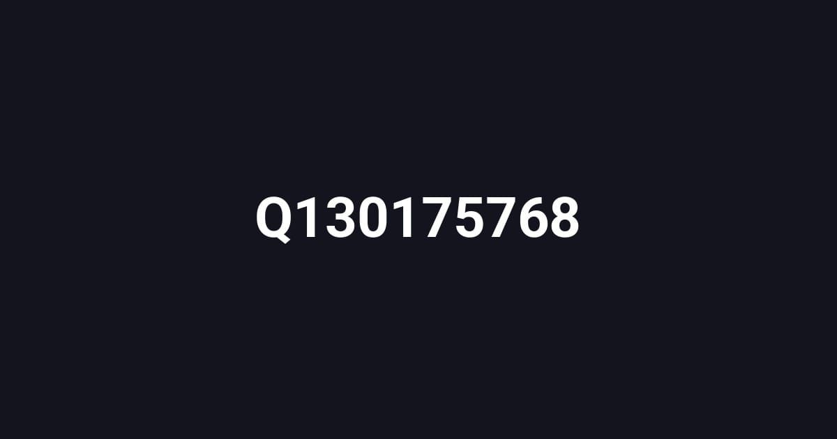 Q130175768