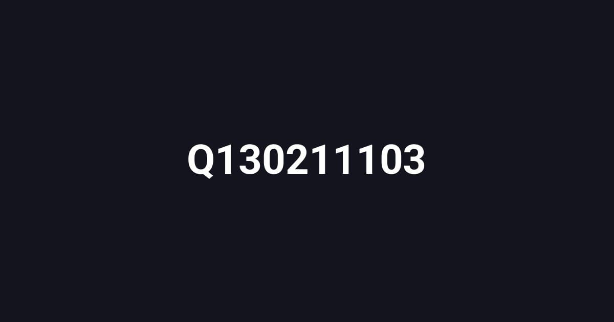 Q130211103