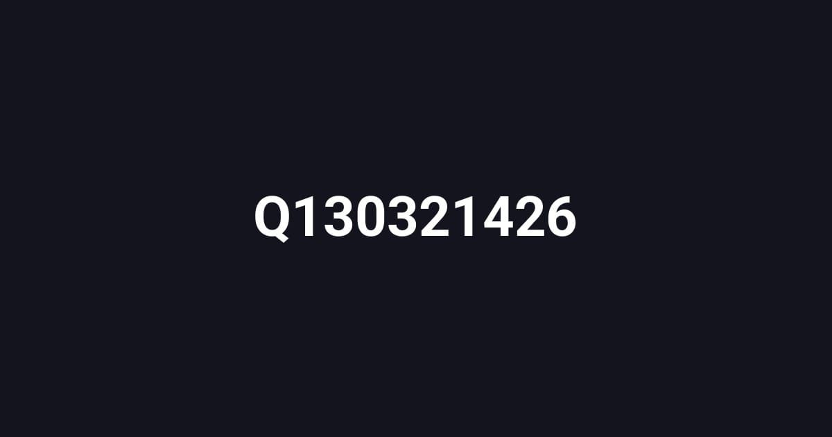 Q130321426