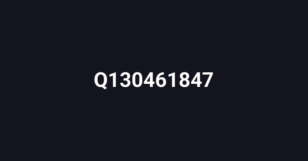 Q130461847