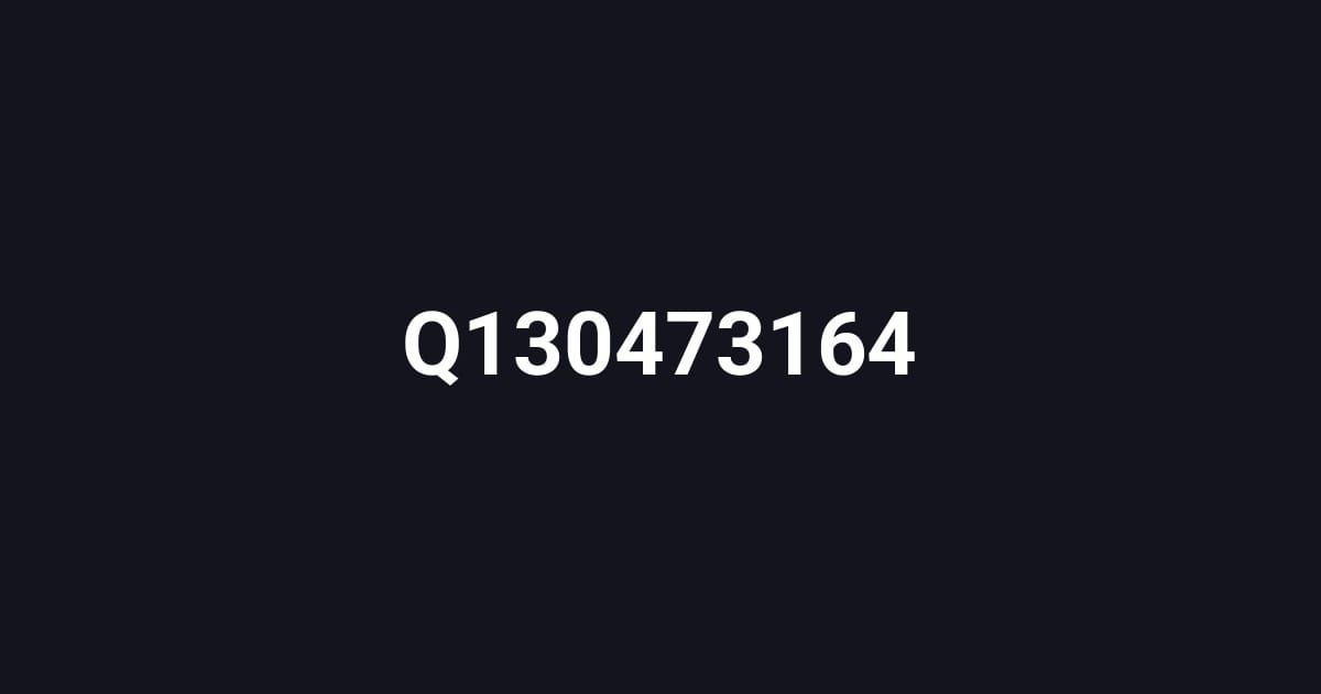 Q130473164