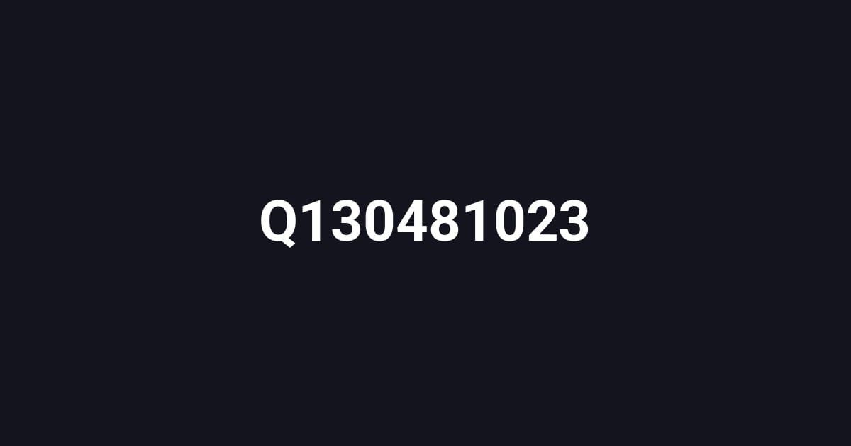 Q130481023